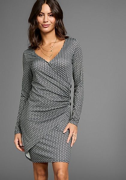 Laura Scott Jerseykleid Ohne Taschen mit Wickeleffekt günstig online kaufen