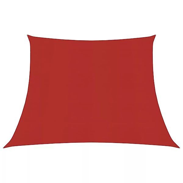 Sonnensegel 160 G/m² Rot 3/4x3 M Hdpe günstig online kaufen