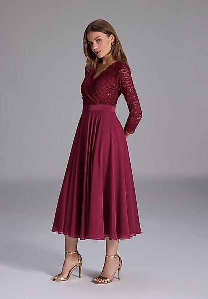 SWING Cocktailkleid Taillierter Schnitt mit ausgestelltem günstig online kaufen