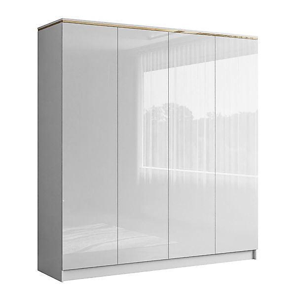 Lookway Kleiderschrank AURORA 4D in Weiß günstig online kaufen