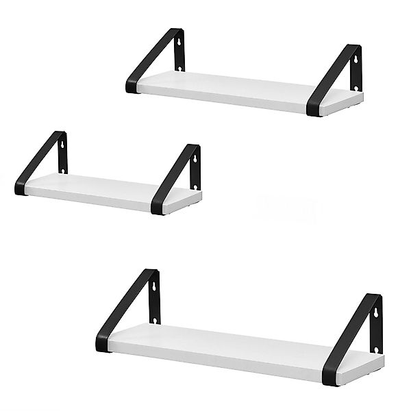 VASAGLE Wandregal Schweberegal, 3er Set, Regalbrett, günstig online kaufen