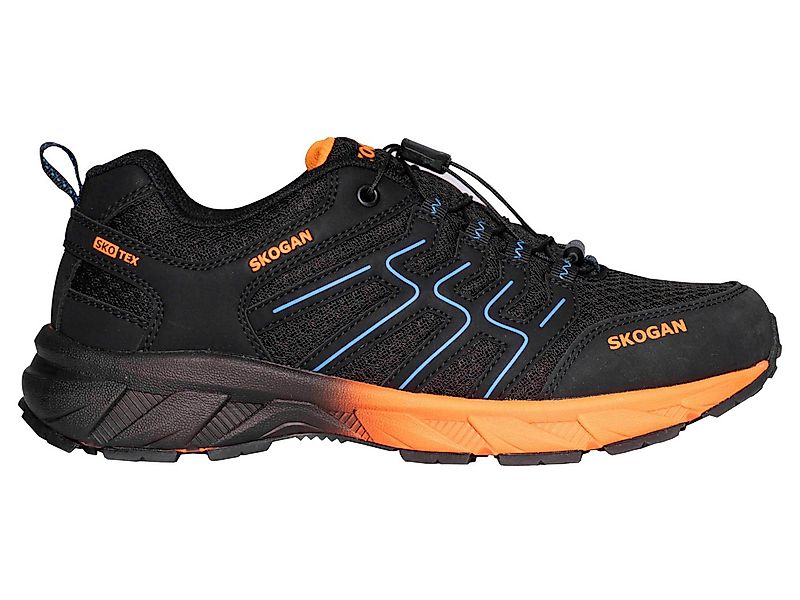 SKOGAN SKO-Runner Leichtwanderschuh mit wasserdichter Membrane black/orange günstig online kaufen