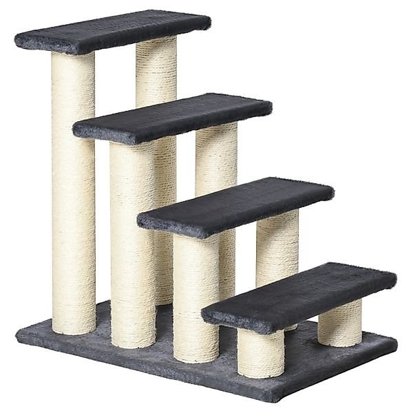PawHut Kratzbaum Tiertreppe Katzentreppe Hundetreppe 4 günstig online kaufen