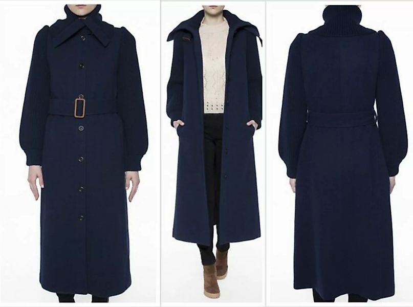 Chloé Langmantel Chloé Women Iconic Cult Belted Waist Coat Long Mantel Jack günstig online kaufen