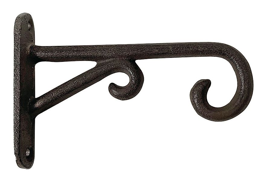 Wandhaken für Blumenampel Wandhalter Blumentopf Gusseisen Braun Vintage 12c günstig online kaufen