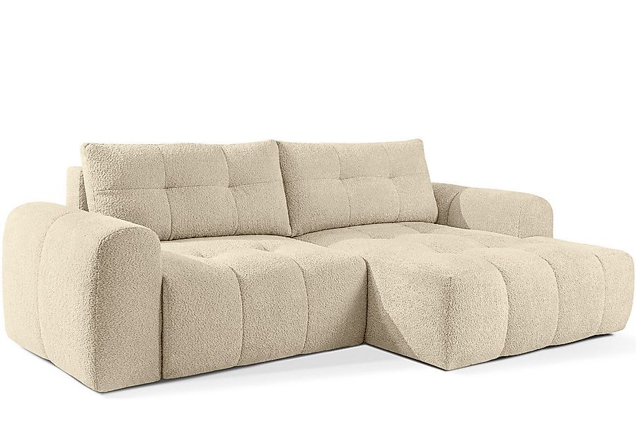 KONSIMO® Ecksofa RAVIA mit Schlaffunktion, Modern-Stil, Premiumqualität aus günstig online kaufen
