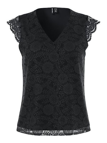 pieces Spitzenshirt – Feminines Spitzentop für elegante und vielseitige Loo günstig online kaufen