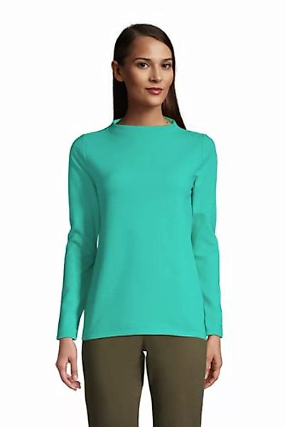 Sweatshirt aus Ottoman, Damen, Größe: XS Normal, Blau, Baumwoll-Mischung, b günstig online kaufen