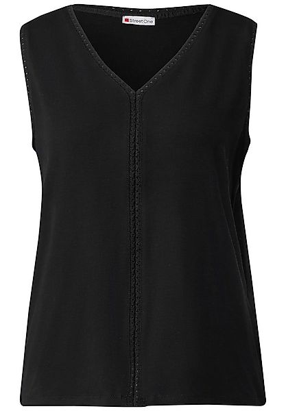 STREET ONE Shirttop jersey top w.crochet günstig online kaufen