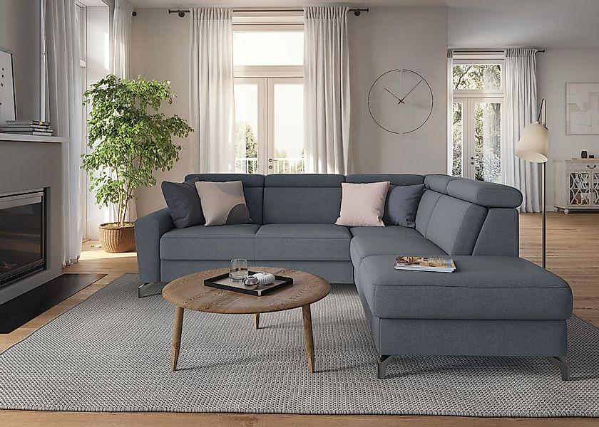 sit&more Ecksofa »Scarlett L-Form«, inklusive Kopfteilverstellung, wahlweis günstig online kaufen