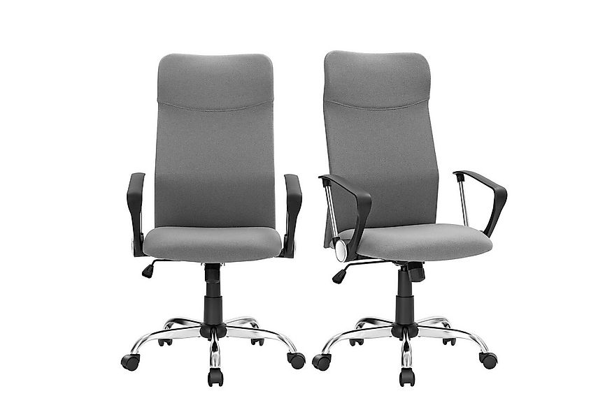 SONGMICS Bürostuhl (2 St), Atmungsaktiver Netzbezug, höhenverstellbar und n günstig online kaufen