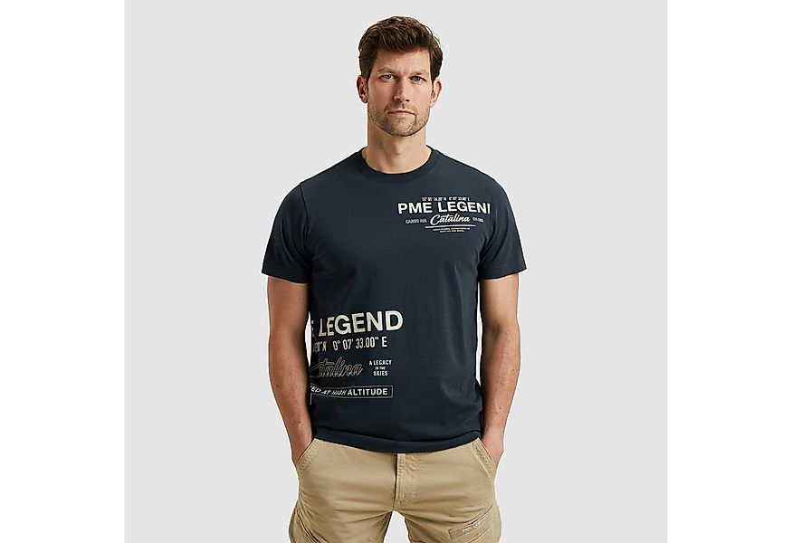 PME LEGEND T-Shirt mit All-Over Print günstig online kaufen