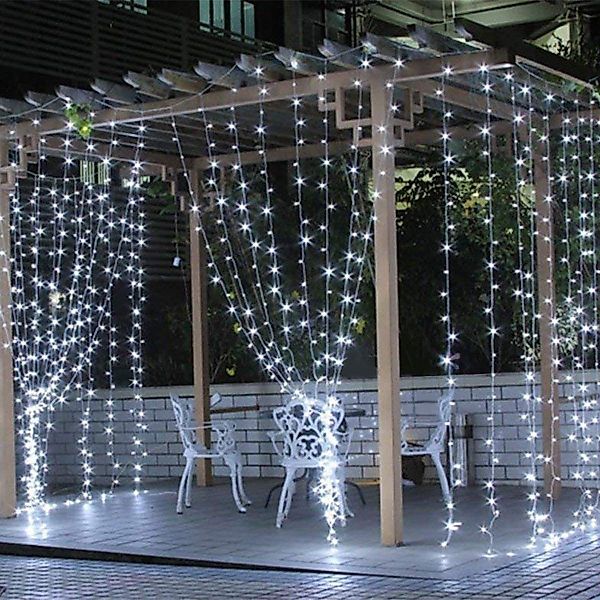 Salcar LED-Lichterkette LED Lichtvorhang Weihnachten Lichterkette günstig online kaufen