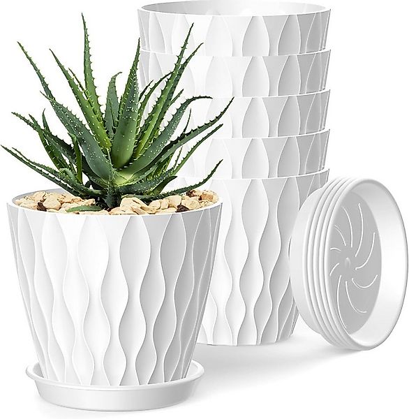 Coonoor Blumentopf 6 Packs Blumentopf mit Bewässerungssystem, Übertopf mit günstig online kaufen