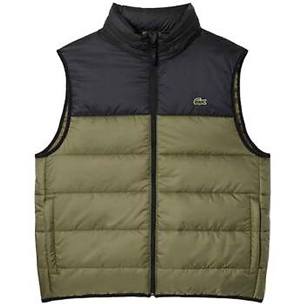 Lacoste  Herren-Jacke Water-Repellent Gilet Khaki/Black günstig online kaufen