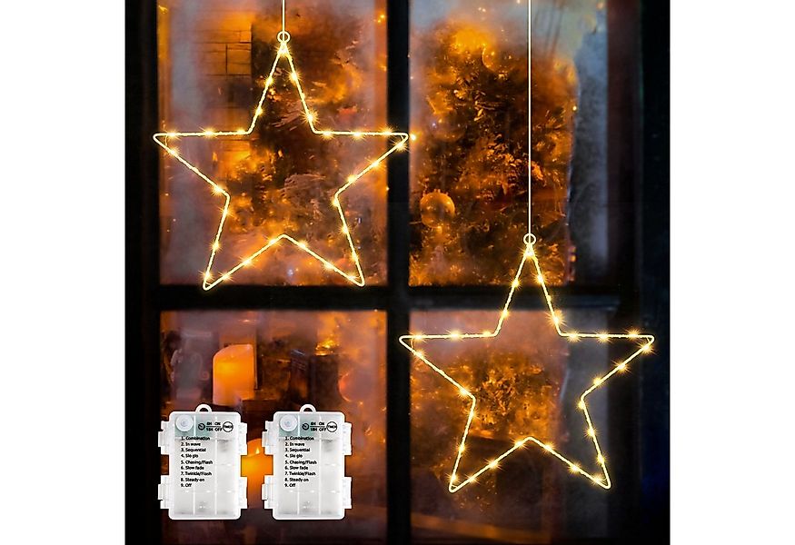 Salcar LED Stern LED Fensterdeko SternLED Weihnachtsstern Fensterlichter We günstig online kaufen