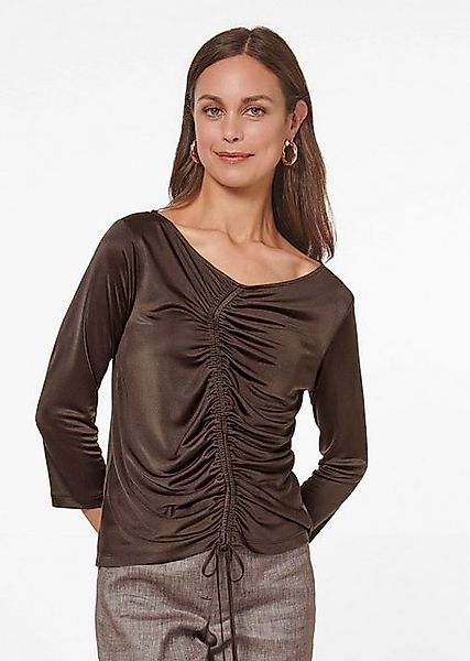 MADELEINE 3/4-Arm-Shirt Shirt mit Raffung günstig online kaufen