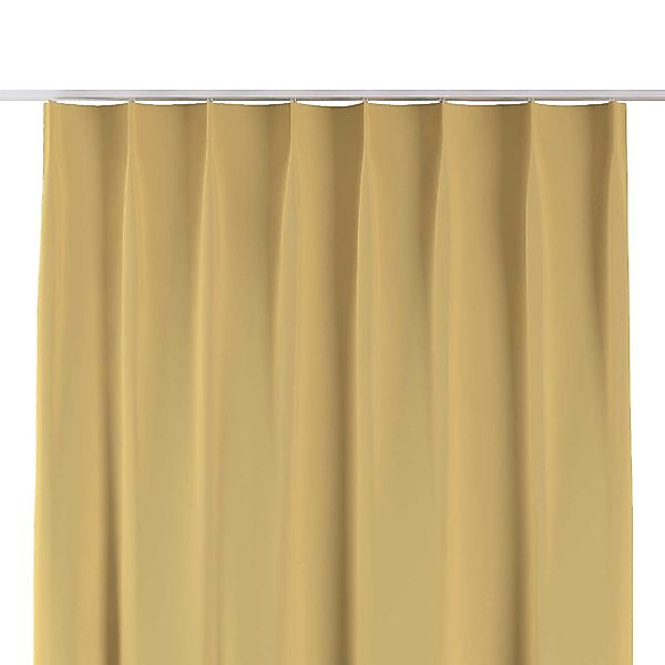 Vorhang mit flämischen 1-er Falten, gelb , Blackout (verdunkelnd) (269-12) günstig online kaufen