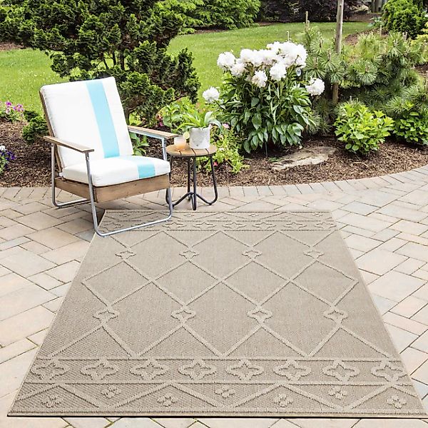 Ayyildiz Teppiche Outdoorteppich »PATARA 4955«, rechteckig, 8 mm Höhe, Läuf günstig online kaufen