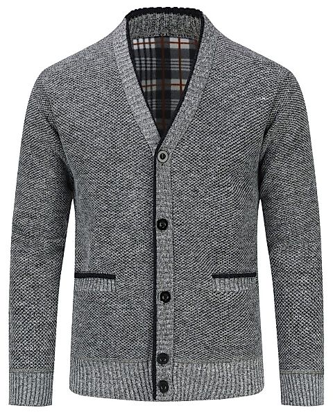 Allthemen Cardigan Herren Strickjacke mit V günstig online kaufen