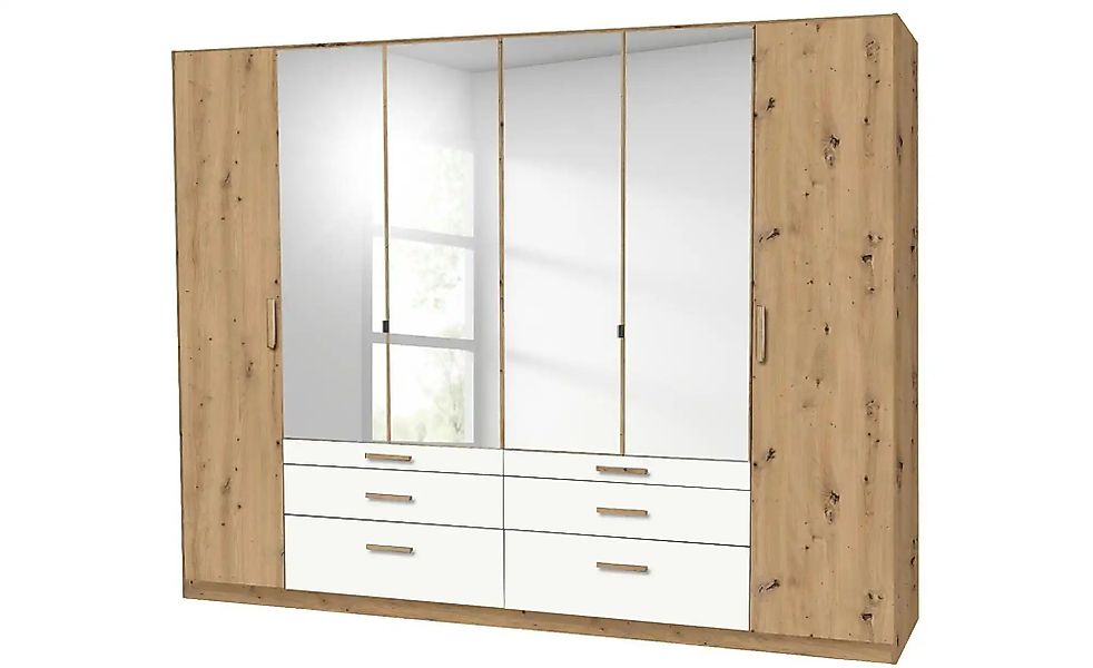 Drehtürenschrank  Moffat ¦ holzfarben ¦ Maße (cm): B: 271 H: 210 Schränke > günstig online kaufen