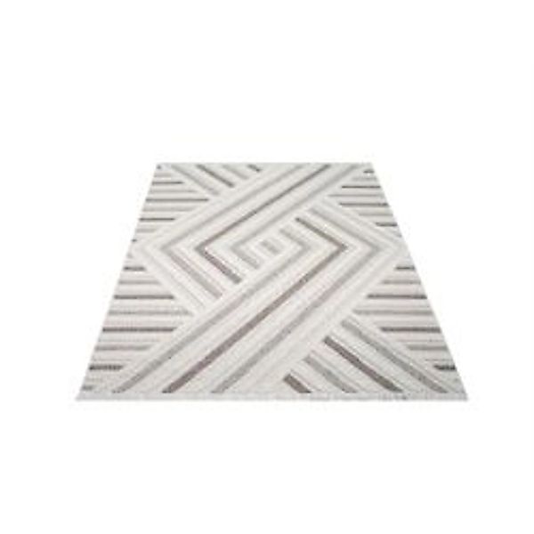 payé Teppich Linda 7590 Kurzflor 160x230 cm Creme Geo-Muster günstig online kaufen