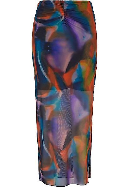 URBAN CLASSICS Sommerrock Urban Classics Damen Ladies AOP Mesh Tube Skirt ( günstig online kaufen