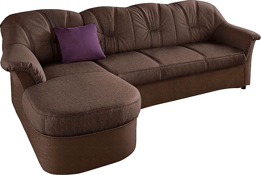 DOMO collection Ecksofa »Flores Schlafsofa, B/T/H: 233/142/86 cm, L-Form«, günstig online kaufen
