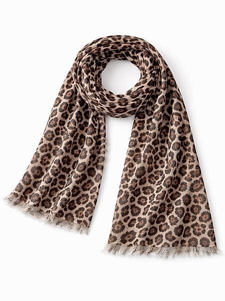 COLLEZIONE ALESSANDRO Modeschal "Leo Print" 1 Stk. Made in Italy, super-wei günstig online kaufen