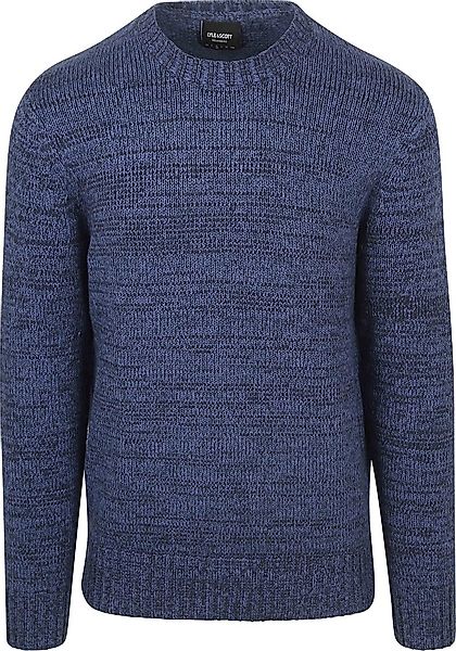 Lyle & Scott Pull Melange Dunkelblau - Größe L günstig online kaufen