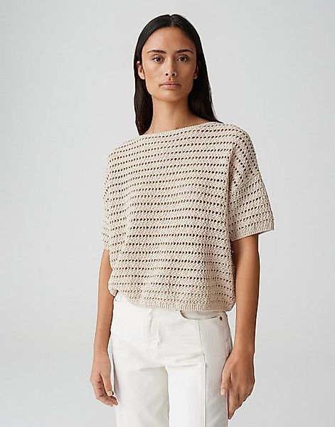 OPUS Strickpullover PINSE Loose in luftiger Lochstruktur günstig online kaufen