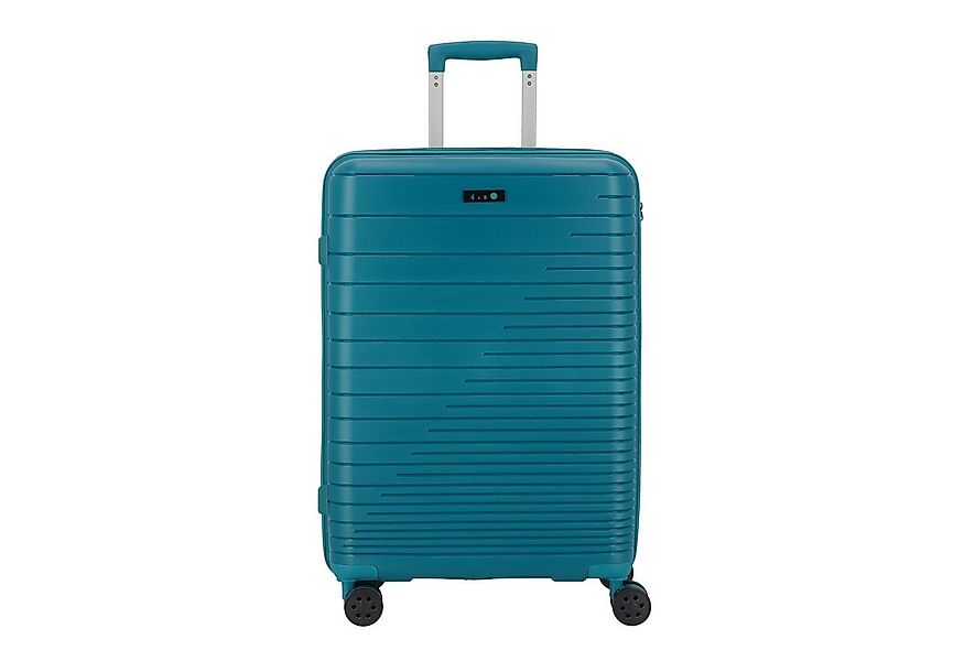 D&N Hartschalen-Trolley Travel Line, 4 Rollen, Polypropylen günstig online kaufen