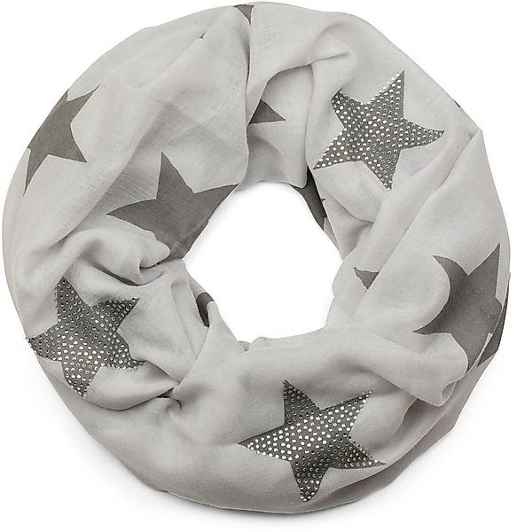 styleBREAKER Loop Loop mit Sternen und Strass Applikation, (1-St) günstig online kaufen