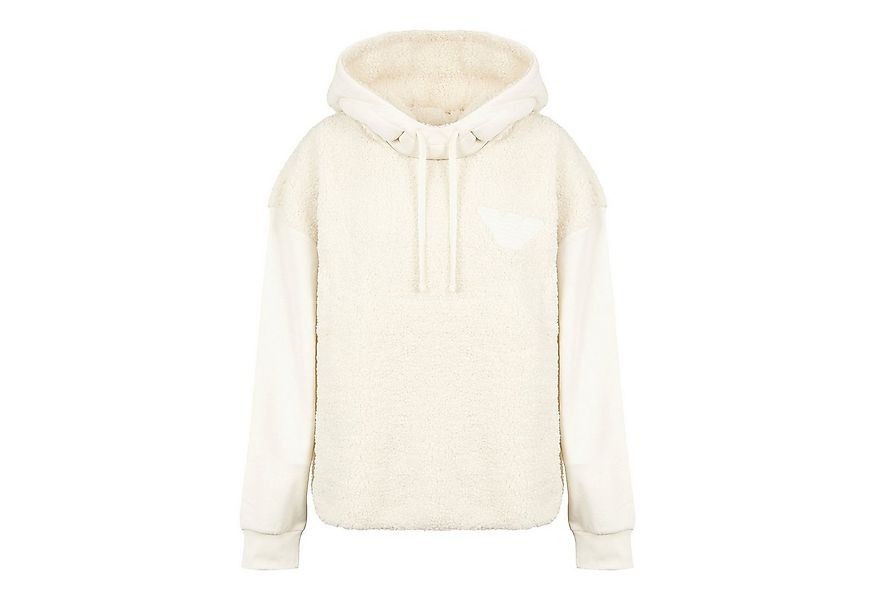 Emporio Armani Kapuzenpullover Sweater with Hood mit Adler-Patch günstig online kaufen