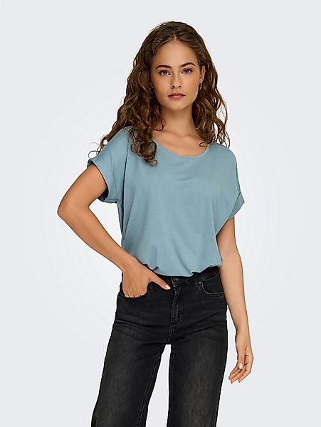 ONLY T-Shirt ONLMOSTER – Kurzarmshirt mit Aufschlag und klassischem Look Vi günstig online kaufen