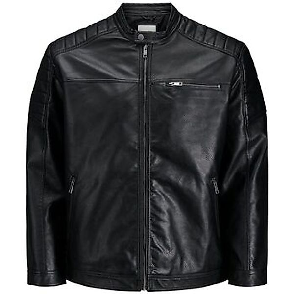 Jack & Jones  Lederjacken 12172908 ROCKY-BLACK günstig online kaufen