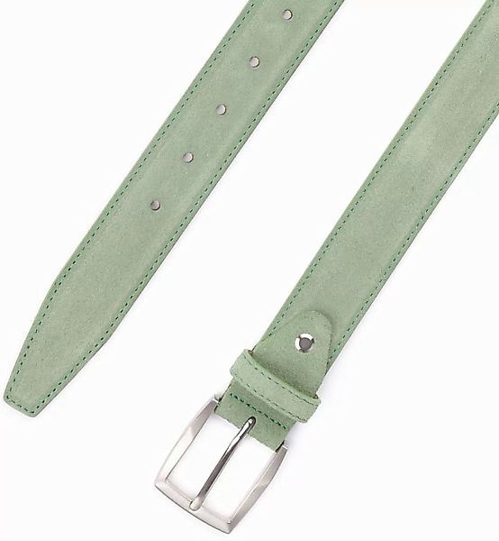 Suitable Ledergürtel Wildleder Grün - Größe 95 günstig online kaufen