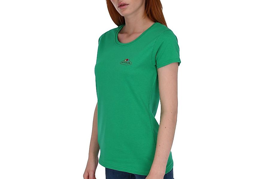 Fruit of the Loom Rundhalsshirt Damen T-Shirt mit Vintage-Logo günstig online kaufen