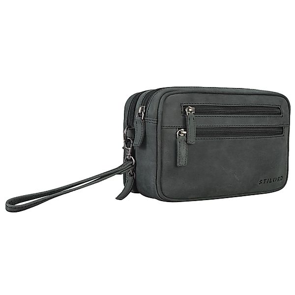 STILORD Handtasche "Nero" Vintage Handgelenktasche Clutch günstig online kaufen