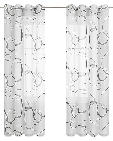 Joyswahl Gardine (1 St), Ösen, transparent, günstig online kaufen