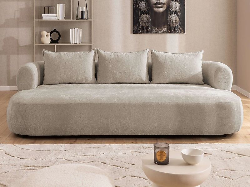 Home affaire Big-Sofa "LUSSAC 4-Sitzer Design-Sofa mit Zierkissen, Maße B/T günstig online kaufen