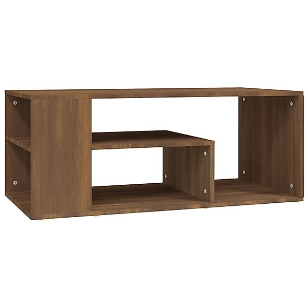 vidaXL Couchtisch Braun Eichen-Optik 100x50x40 cm Holzwerkstoff 815842 günstig online kaufen