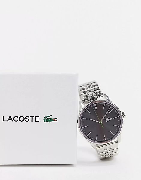Lacoste – Silberfarbene Armbanduhr, 2011073 günstig online kaufen