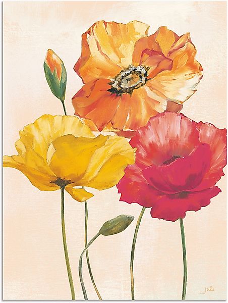 Artland Wandbild »Bunte Mohnblumen I«, Blumenbilder, (1 St.), als Alubild, günstig online kaufen