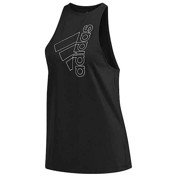 Adidas Tech Badge Of Sport Ärmelloses T-shirt 2XS Black / White günstig online kaufen
