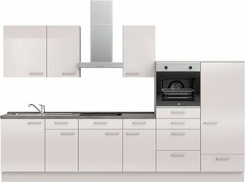 nobilia® Küchenzeile »"Flash I"« vormontiert, Ausrichtung wählbar, Breite 3 günstig online kaufen