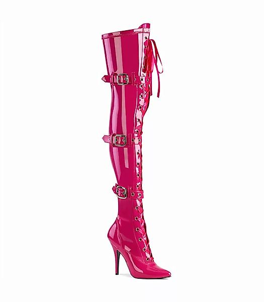 Overknee Stiefel SEDUCE-3028 - Lack Hot Pink (Schuhgröße: EUR 38) günstig online kaufen