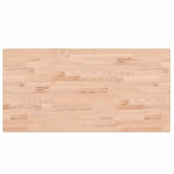 vidaXL Waschtischplatte 100x50x2,5 cm Massivholz Buche Modelll 1 günstig online kaufen