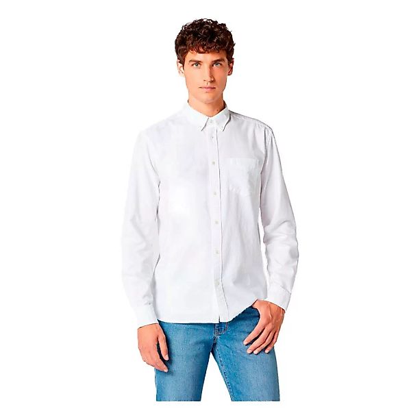 Wrangler Button Down 1 Button Down Langarm Hemd S White günstig online kaufen