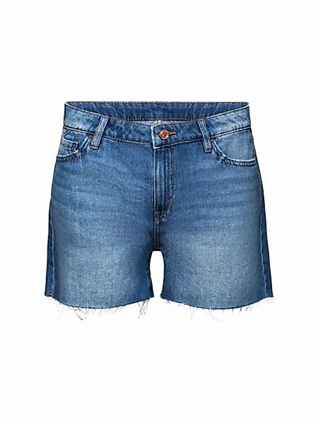 edc by Esprit Jeansshorts Jeans-Shorts mit ungesäumten Kanten günstig online kaufen